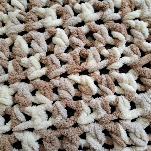 New Handmade Chenille Bedspread/Blanket/Throw  Size 65"×100" - Picture 4 of 7